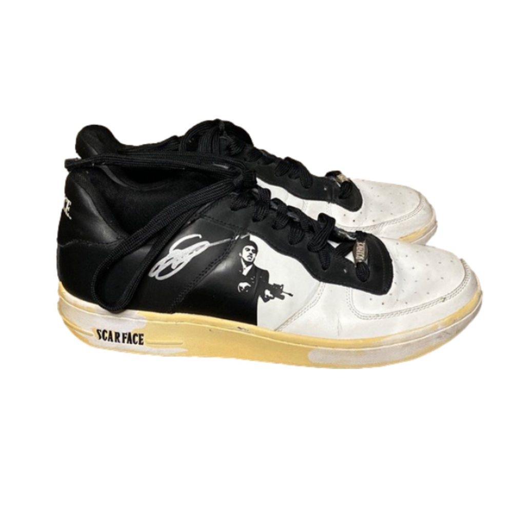 Scarface Mobster Athletic Shoes Black and White Men’s Size 12